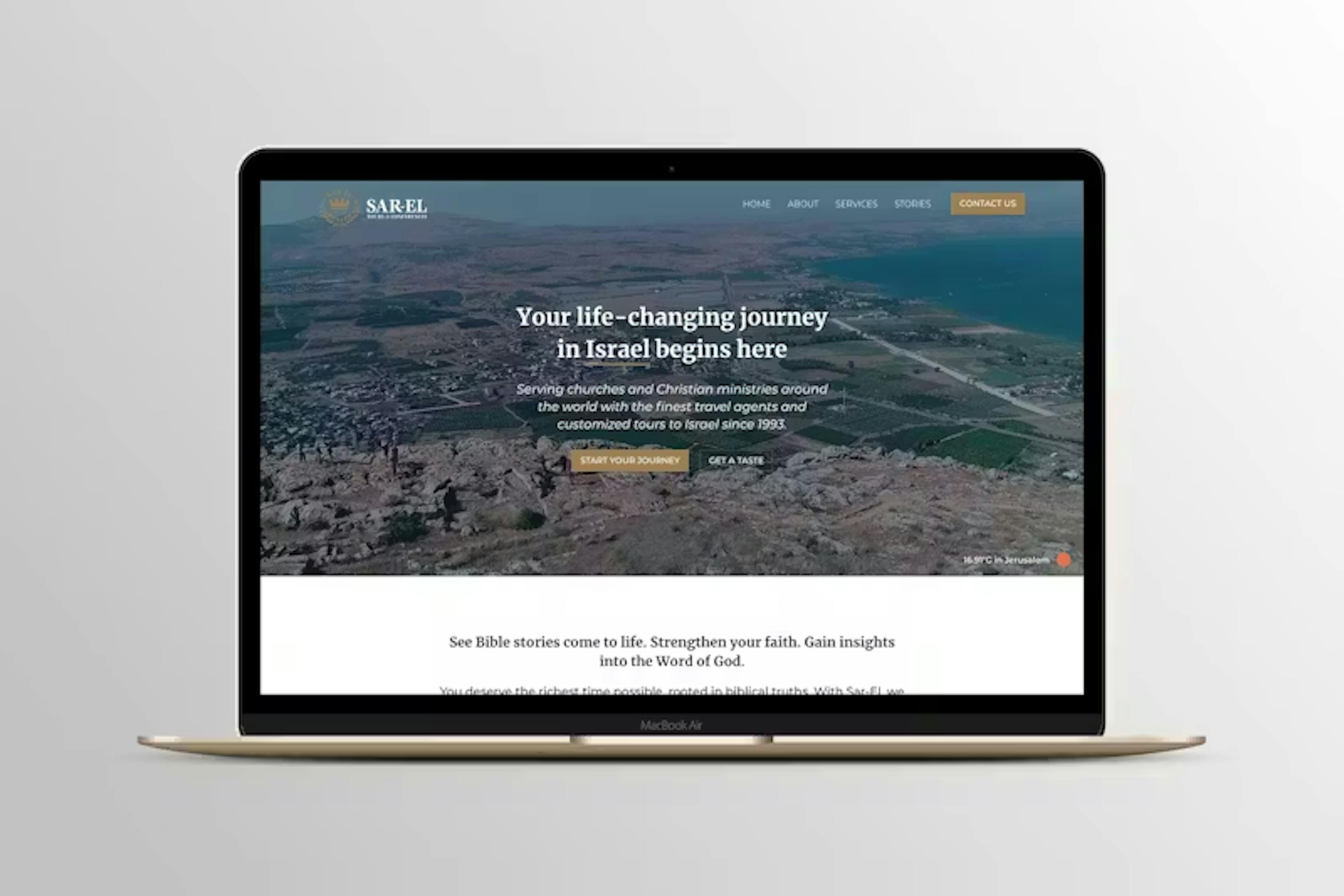 Sar-El Tours Website Project by WITH LOVE INTERNET