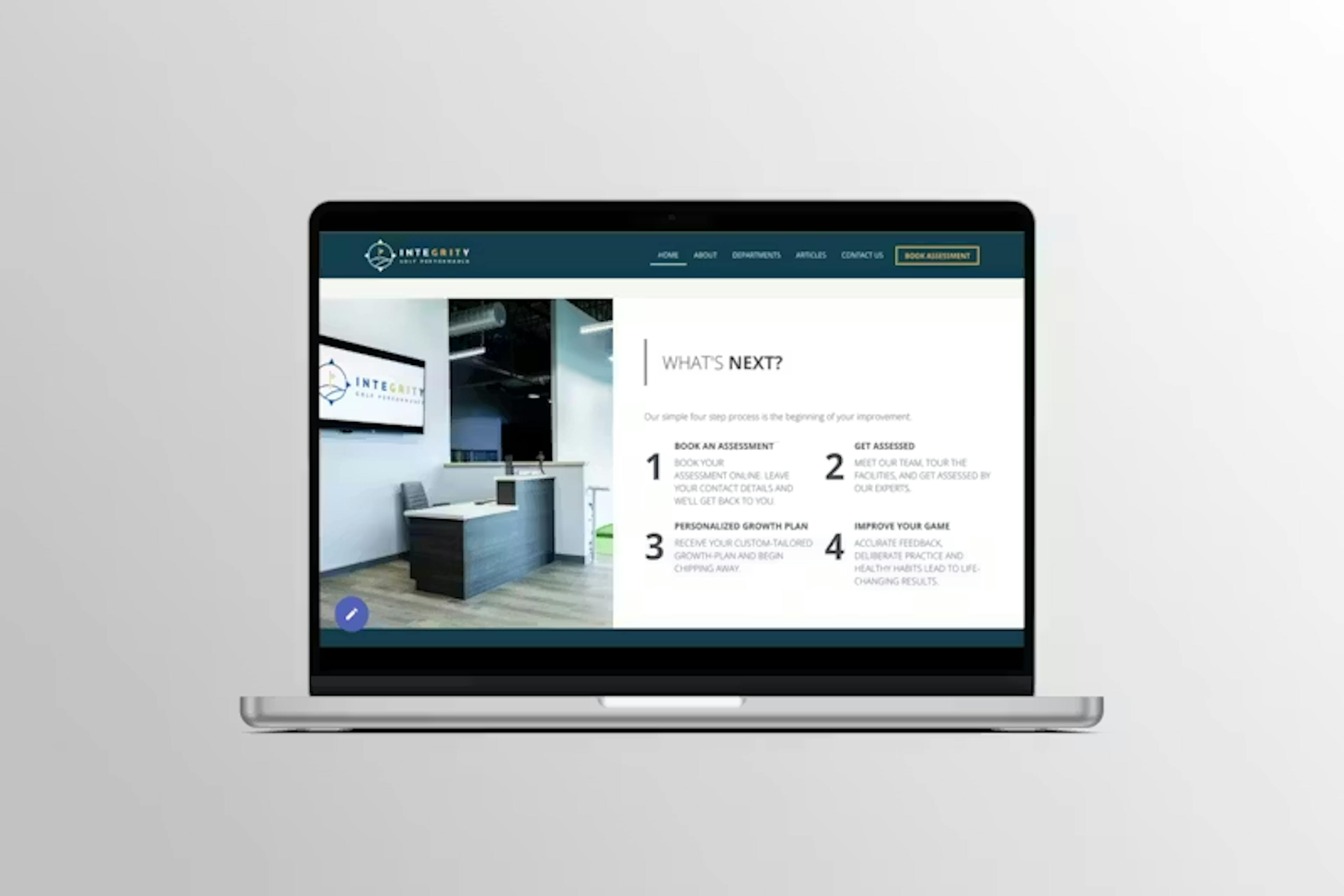 Integrity Golf Performance Website Project by WITH LOVE INTERNET