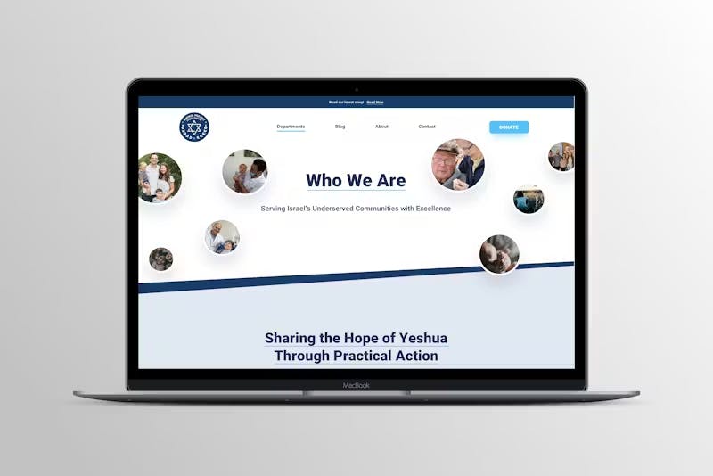 HaTikva Project Website Project by WITH LOVE INTERNET