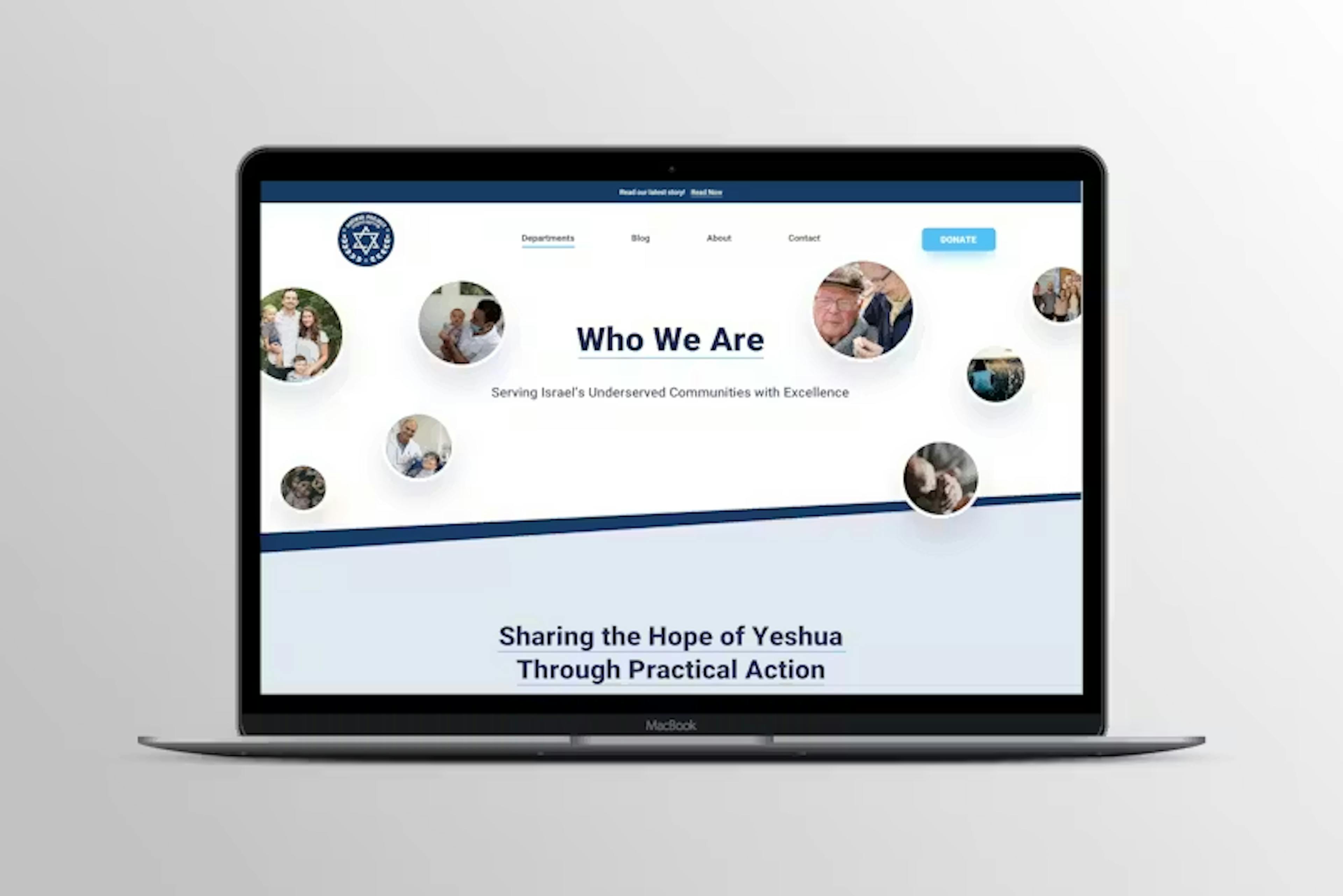 HaTikva Project Website Project by WITH LOVE INTERNET