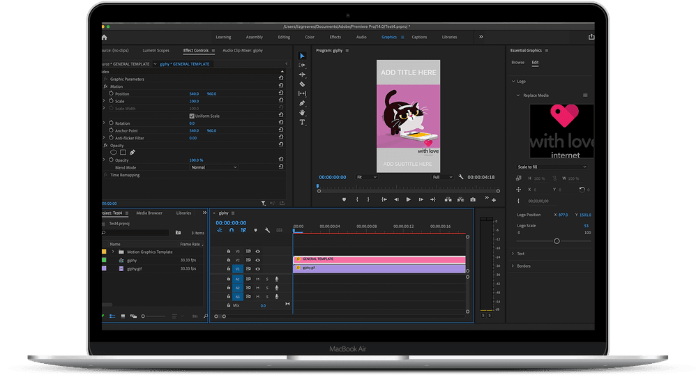 Free IGTV Frame Template Screenshot