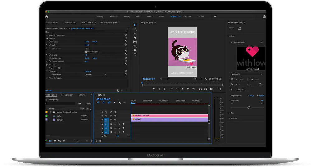 Free IGTV Frame Template Screenshot