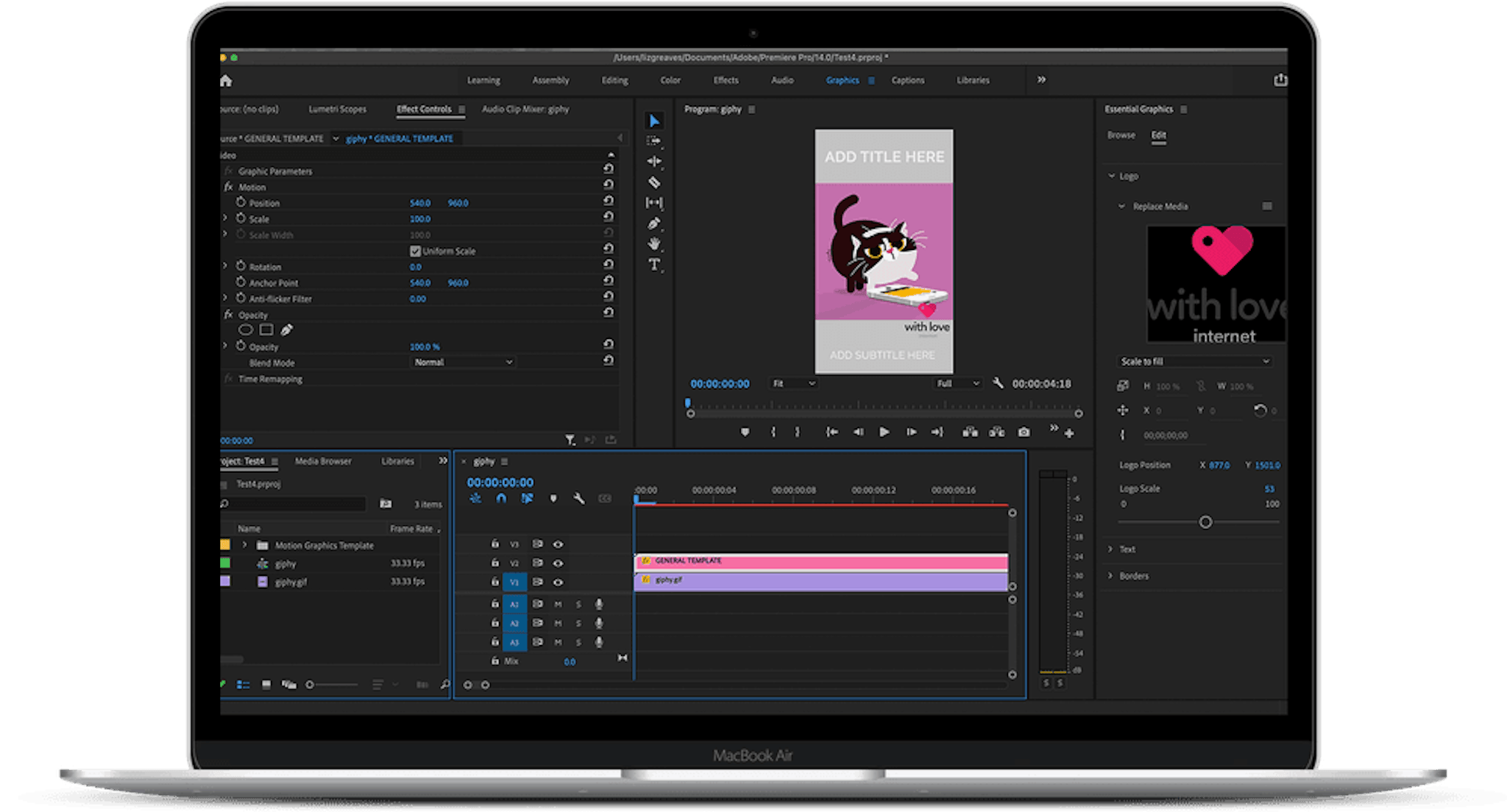 Free IGTV Frame Template Screenshot