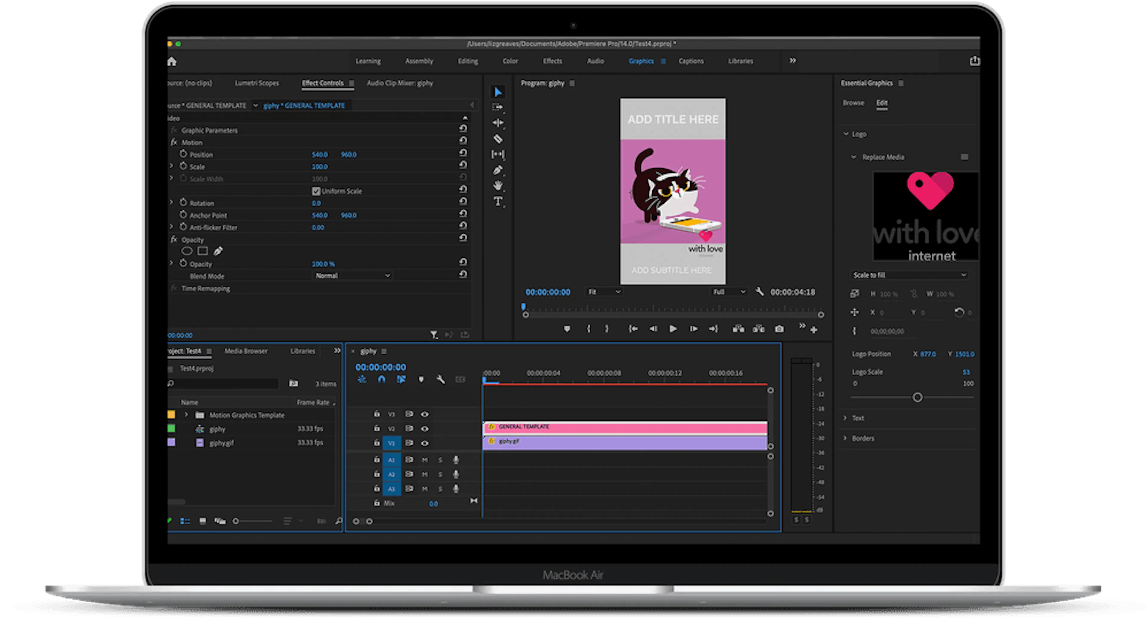 Free IGTV Frame Template Screenshot
