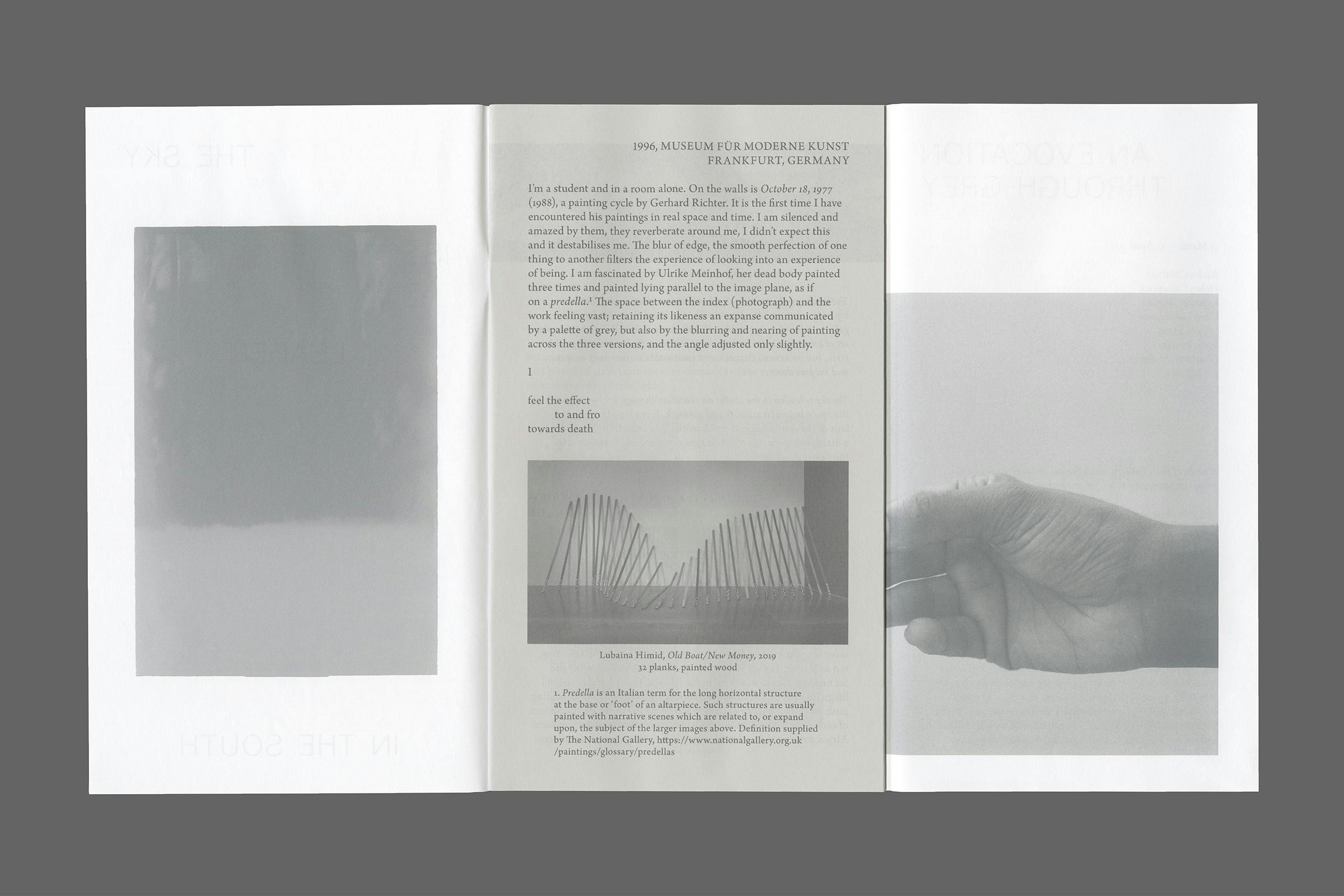 Hollybush Gardens, The Sky is Leaden in the South: An Evocation Through Grey, Print, Graphic Design by Wolfe Hall