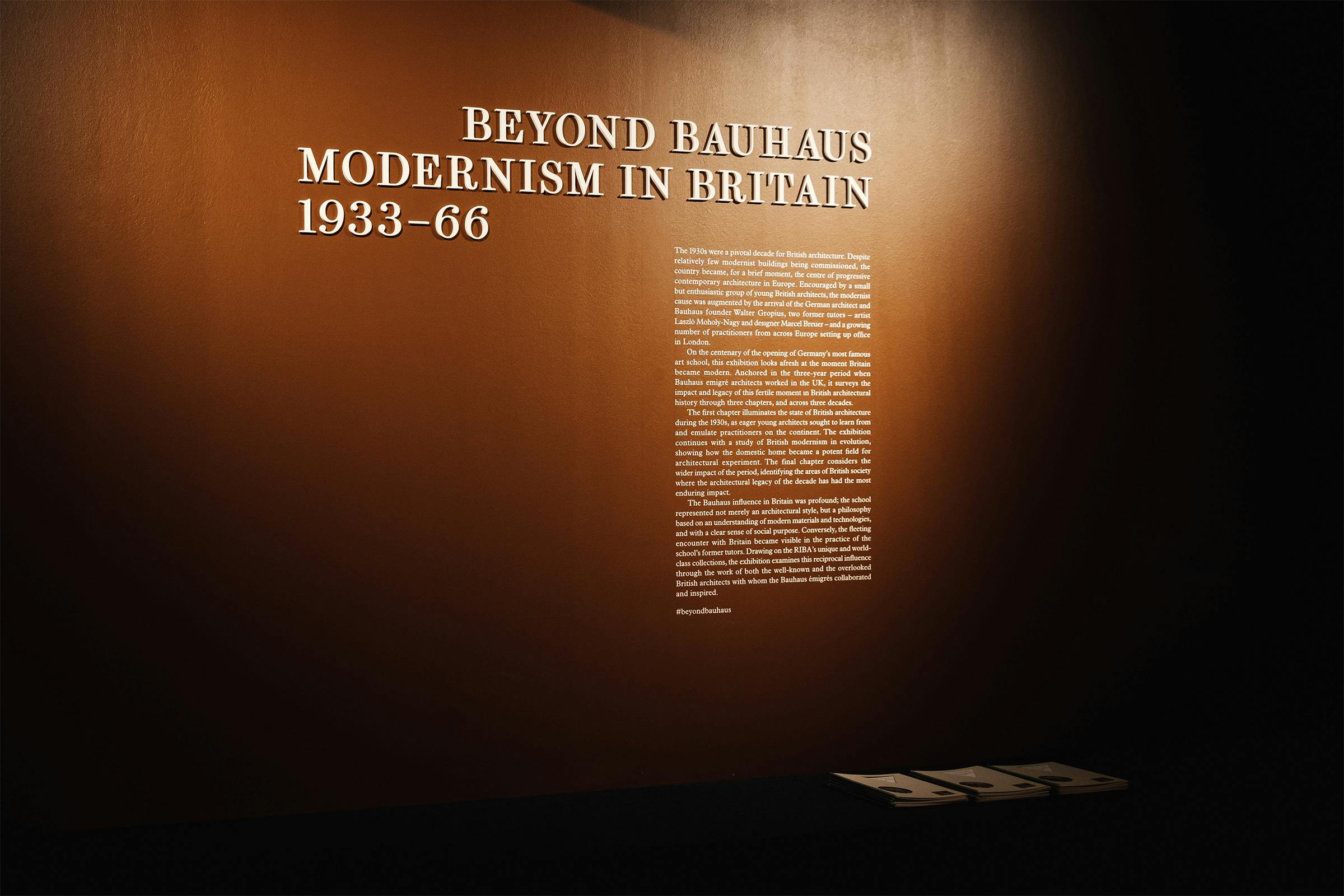 RIBA, Beyond Bauhaus: Modernism in Britain 1933–66, Exhibition, Graphic Design by Wolfe Hall