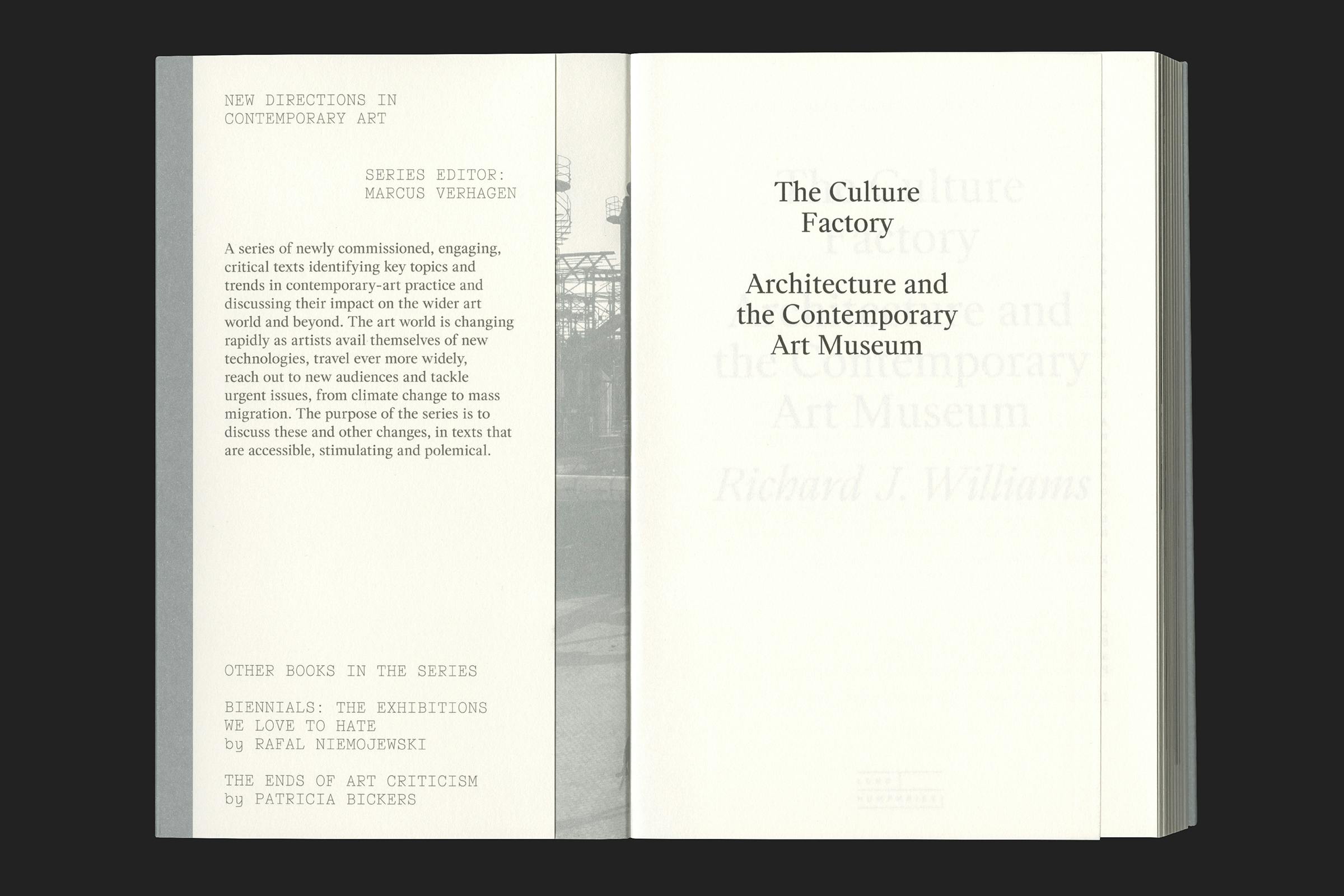 New Directions in Contemporary Art, Lund Humphries, Publication, Graphic Design by Wolfe Hall