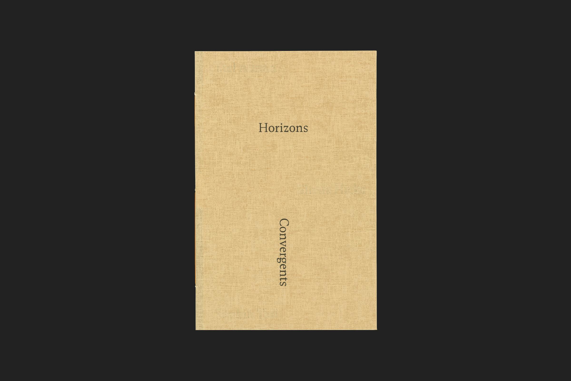 Converging Horizons, Horizons Convergents, Waddington Custot, Graphic Design by Wolfe Hall