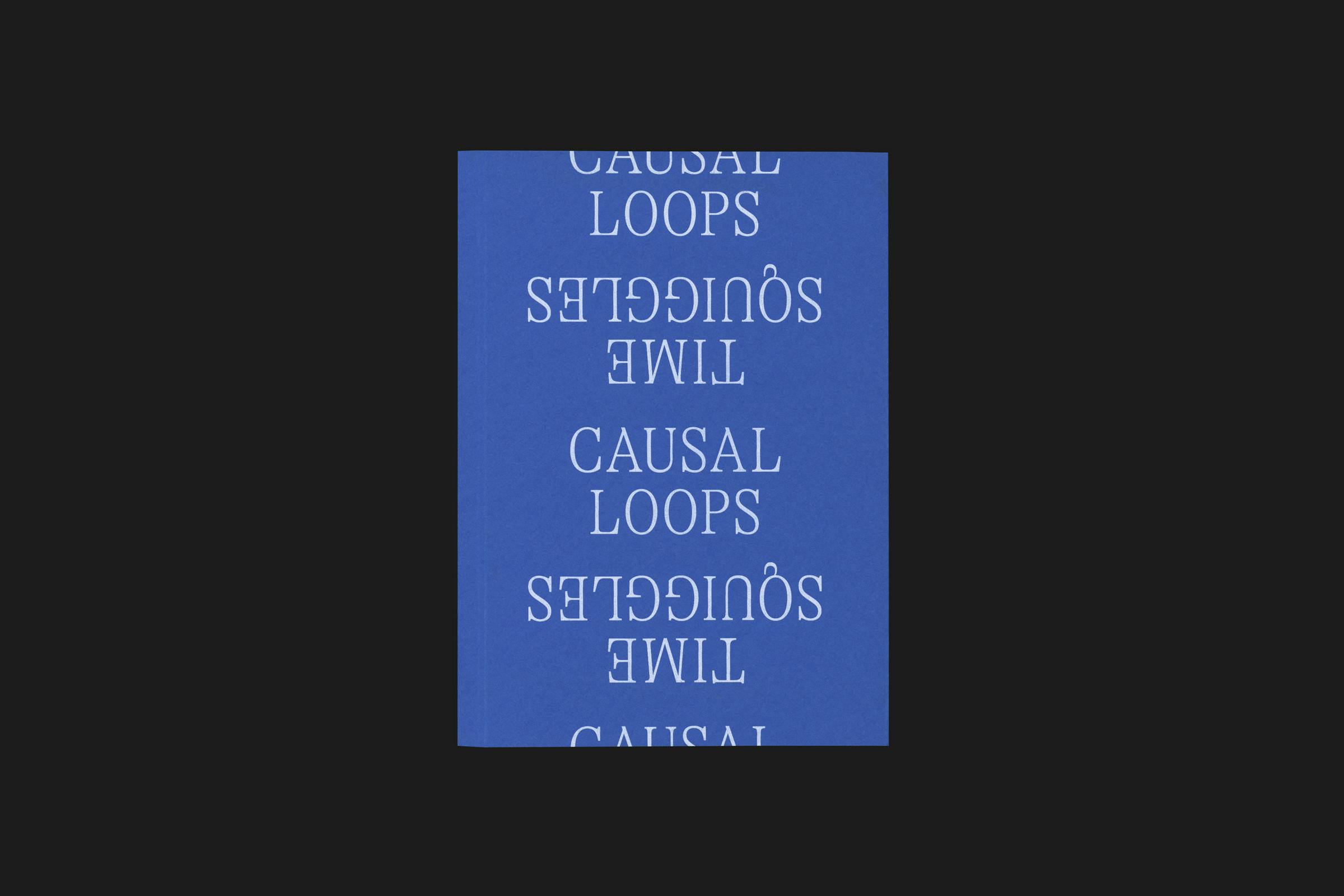 Fondazione Antonio Ratti, Causal Loops/Time Squiggles, Publication, Graphic Design by Wolfe Hall