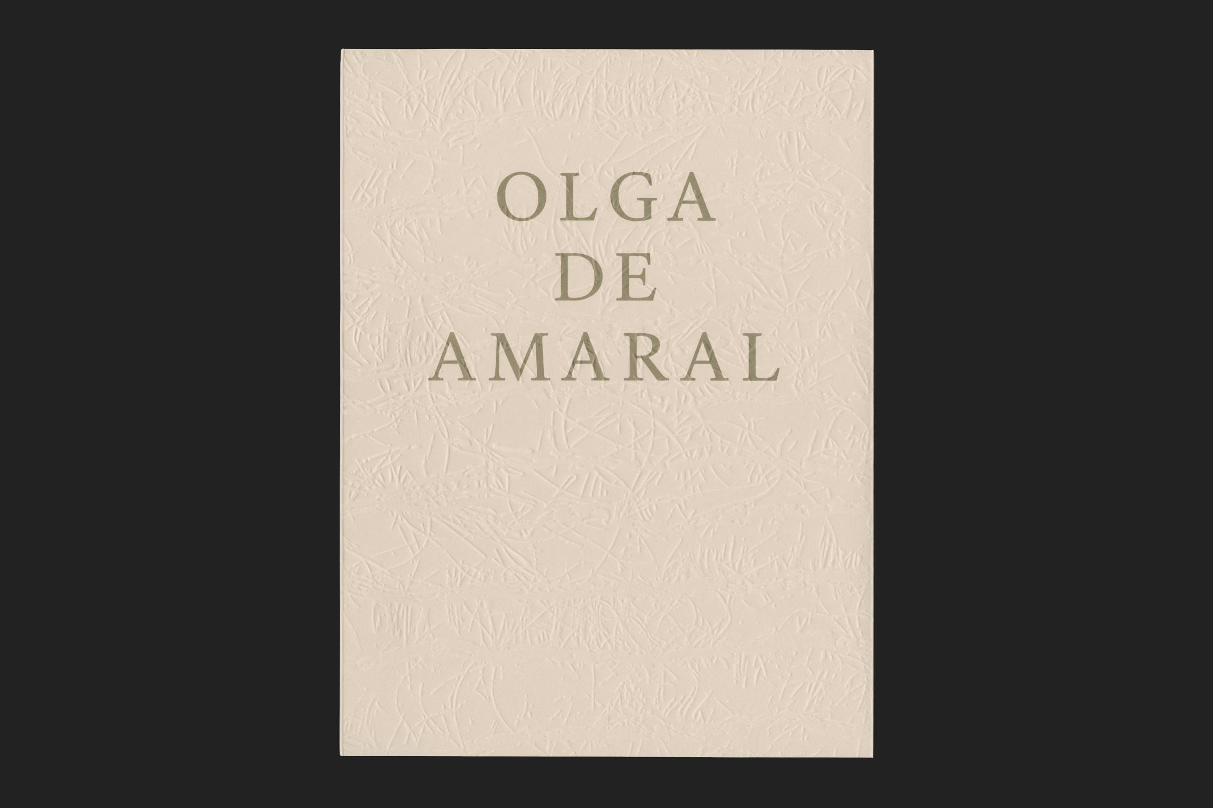 Olga de Amaral, Lisson Gallery, Graphic Design by Wolfe Hall