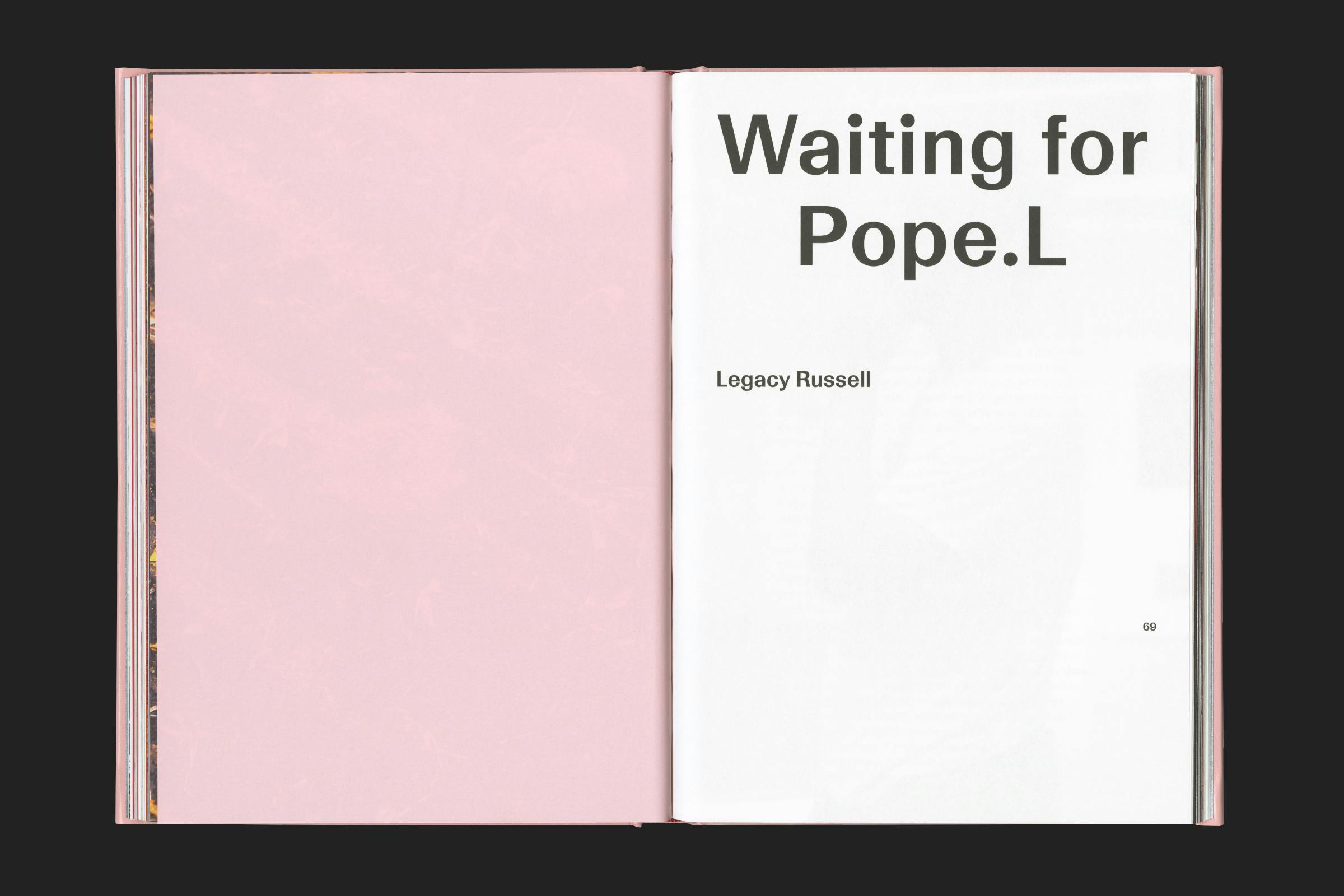 Pope.L, Hospital, South London Gallery, Design by Wolfe Hall