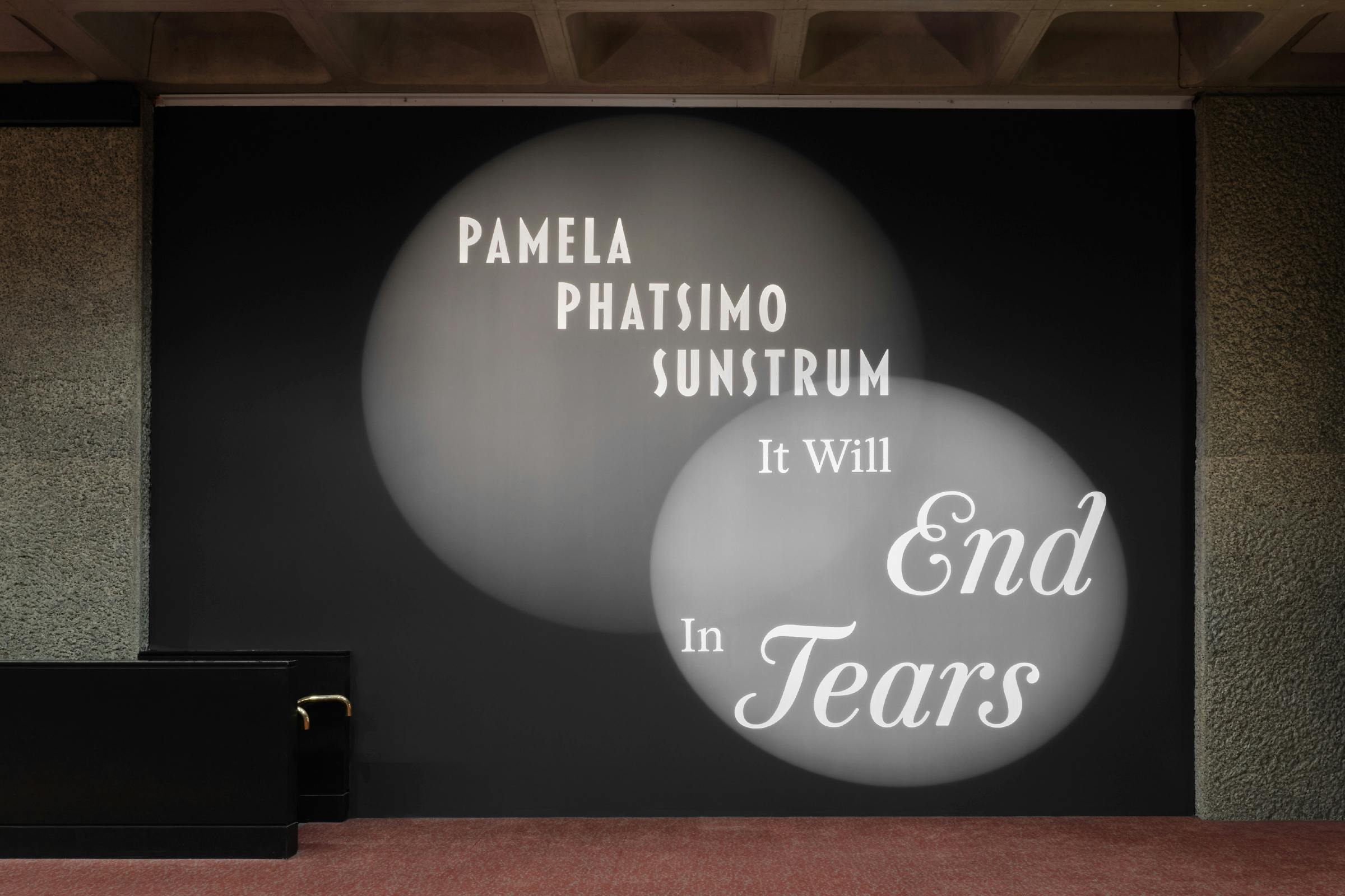 Pamela Phatsimo Sunstrum, It Will End In Tears, Barbican, Design by Wolfe Hall