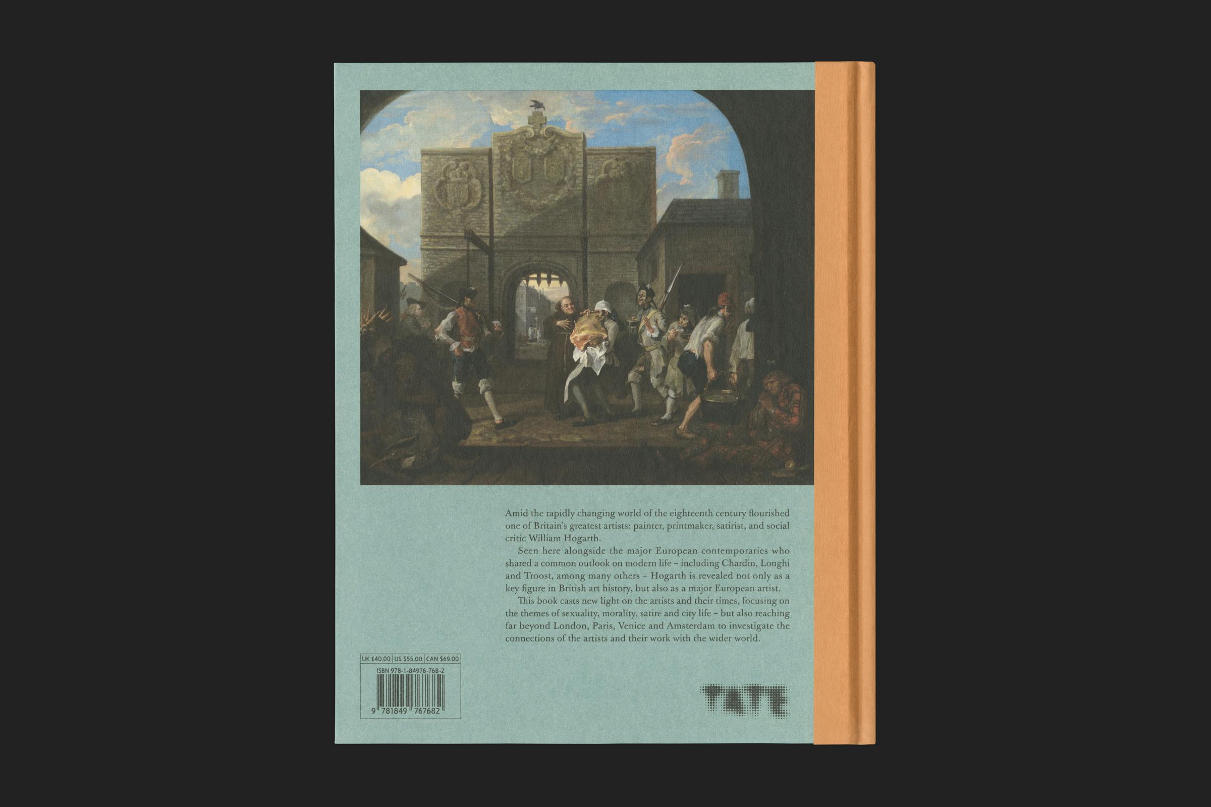 Tate Publishing, William Hogarth, Tate Britain, Hogarth and Europe, Graphic Design by Wolfe Hall