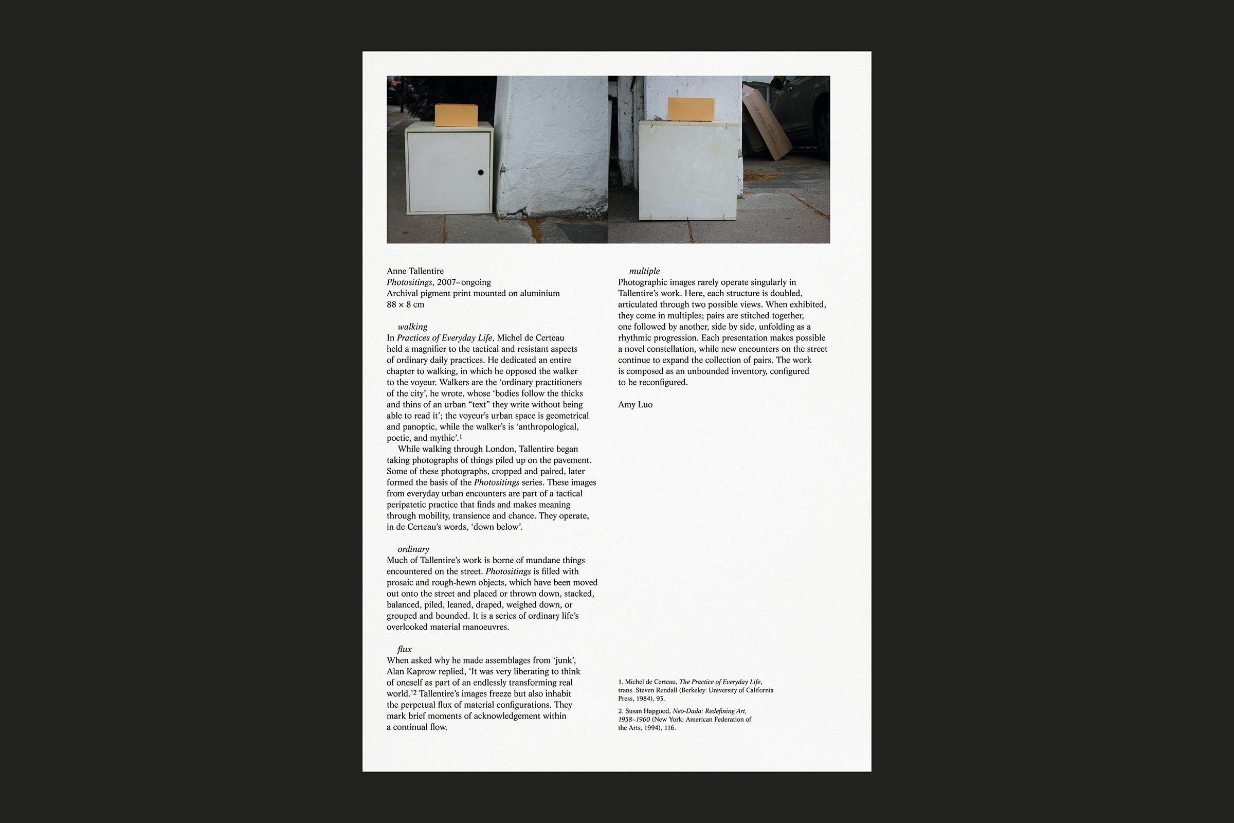 Hollybush Gardens, A Work: Andrea Büttner, Ruth Proctor, Joachim Schmid, Anne Tallentire, Graphic Design by Wolfe Hall
