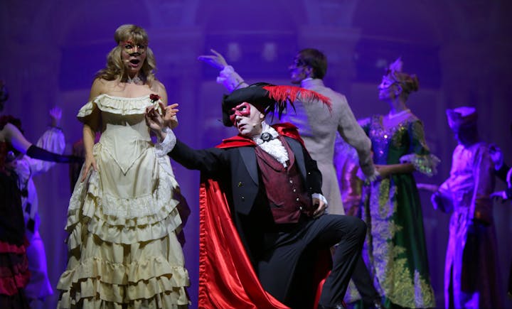Das Phantom der Oper - Szenenbild mit Uwe Kröger und Deborah Sasson