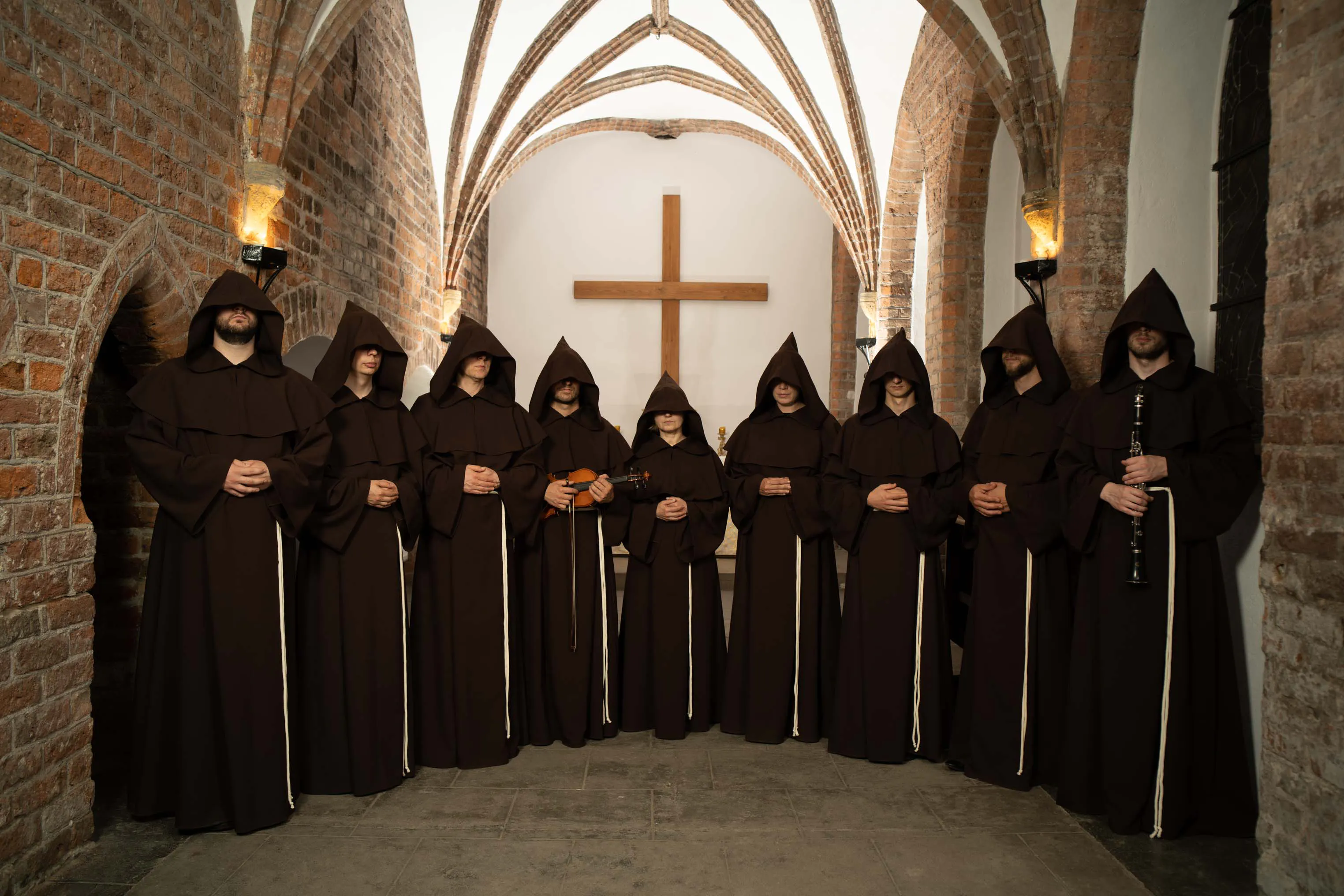 Zespół chórzystów w kościele Marii Panny w Toruniu