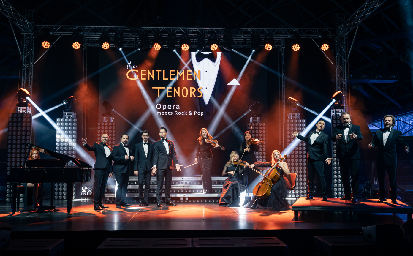 The Gentlemen Tenors Ensemble on Stage