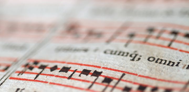 Gregorianische Notation im Messbuch