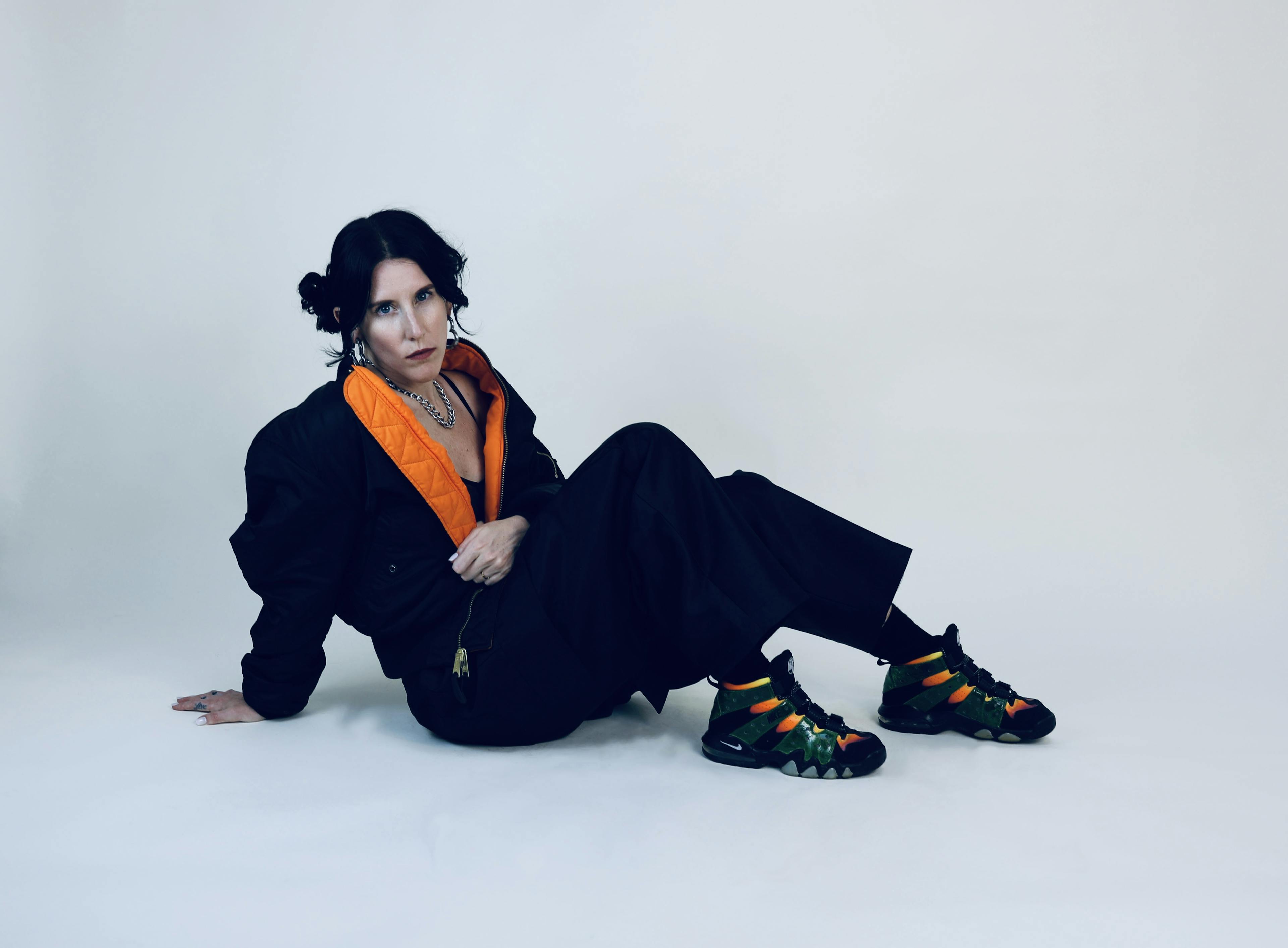 Portrait of Maude sitting