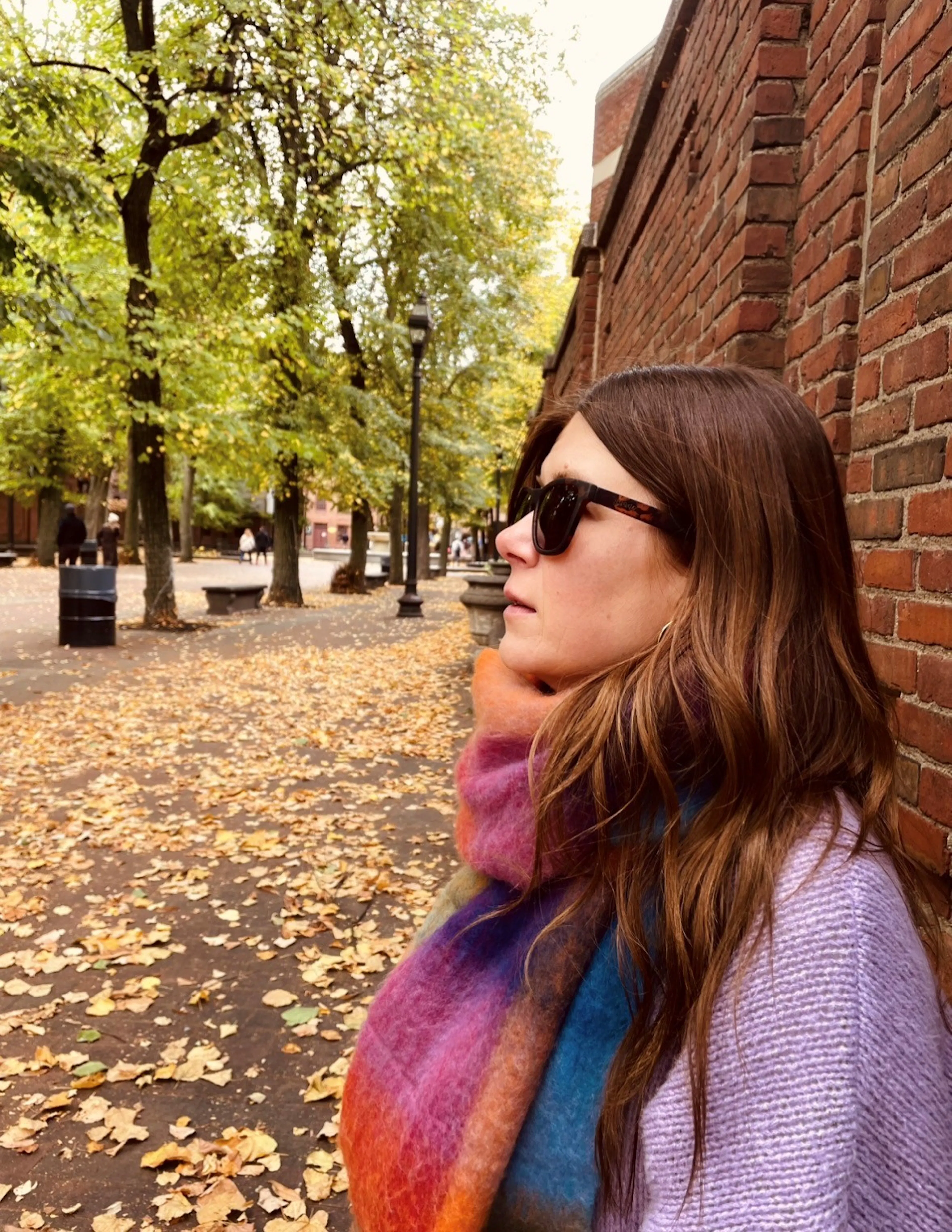Portrait of Jen outside