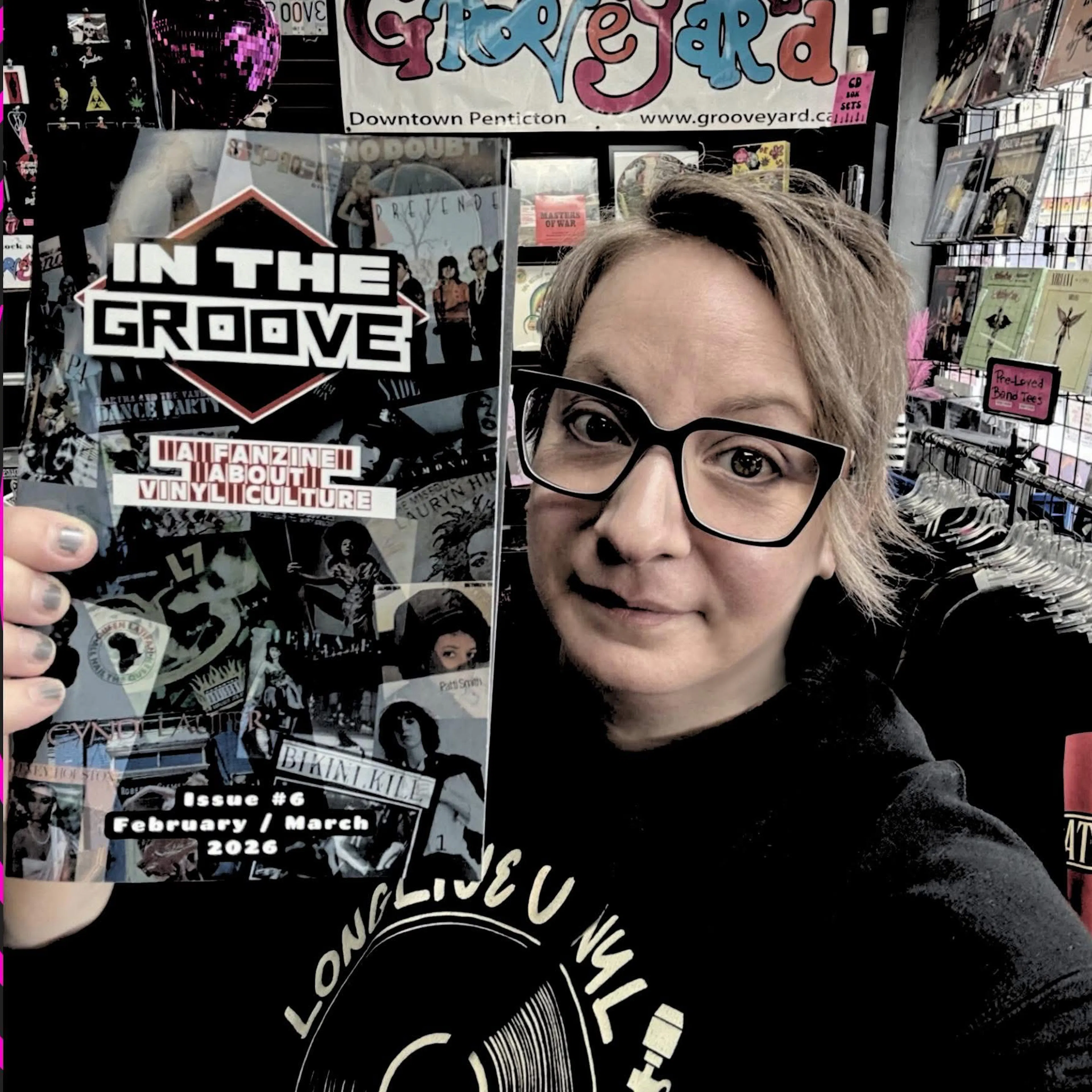 Stacy In the Groove Grooveyard Portrait