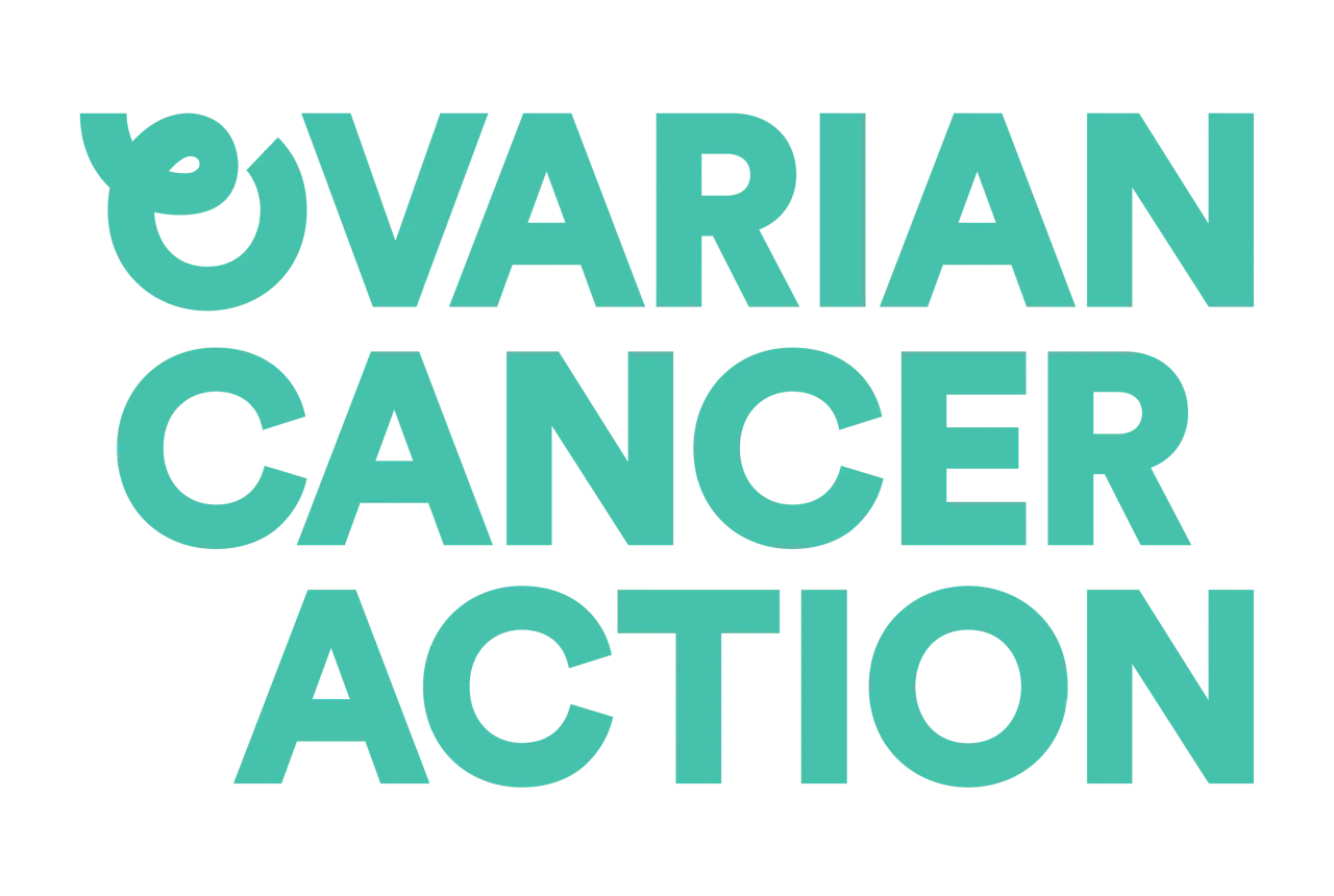 Ovarian Cancer Action logo.