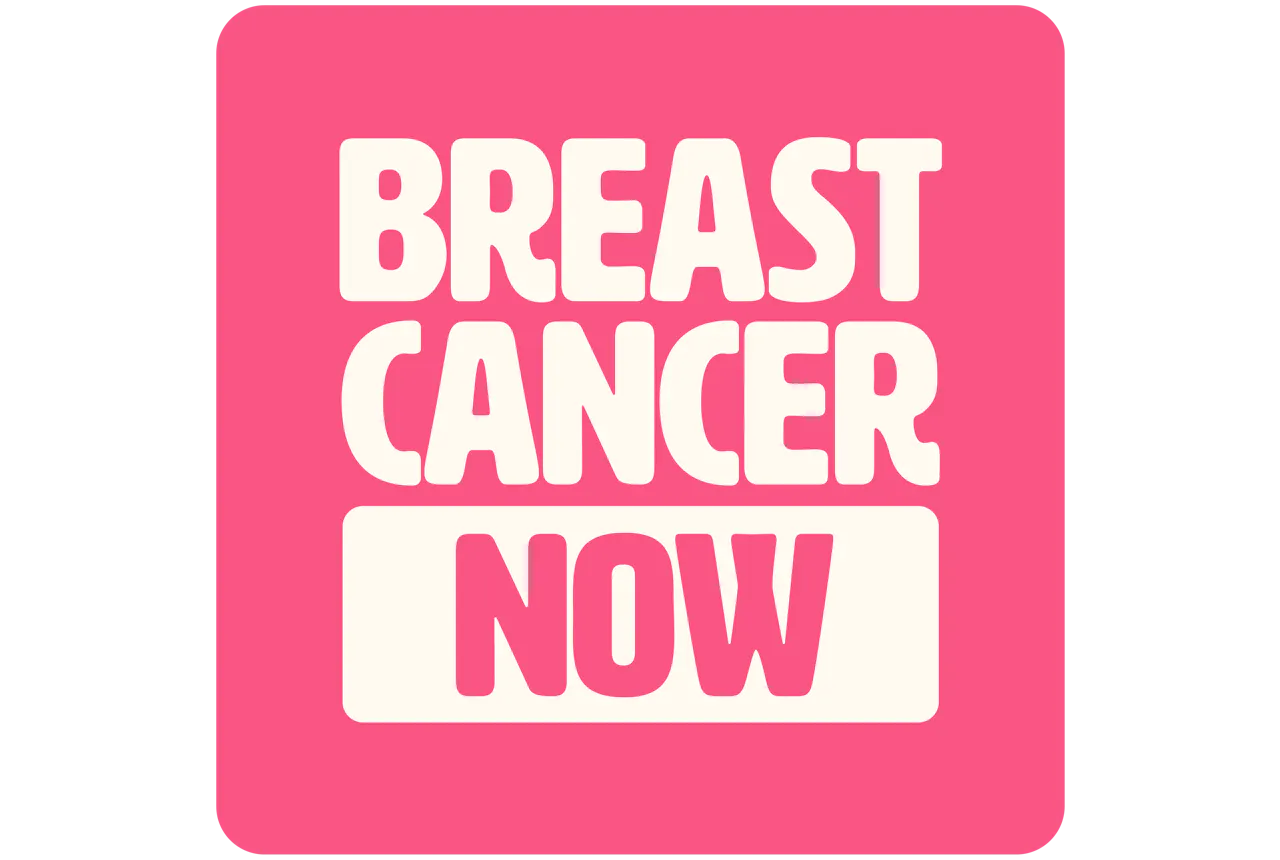 Breast Cancer Now logo.