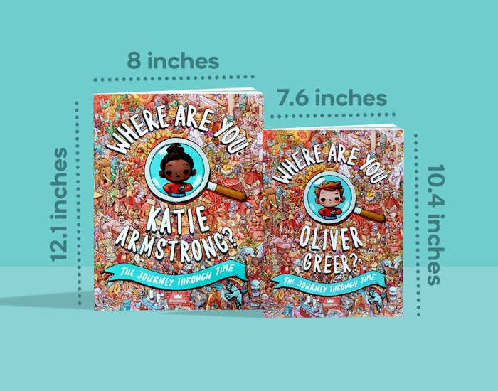 With personalized covers – in two sizes!