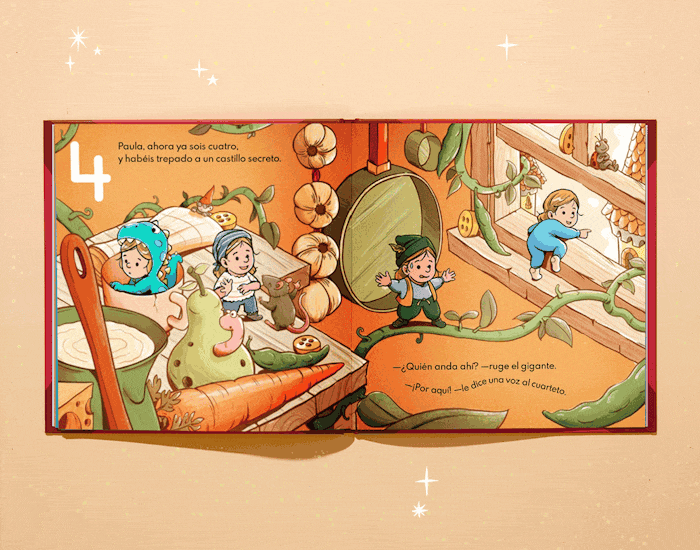 Personalized spread in 10 Little Yous