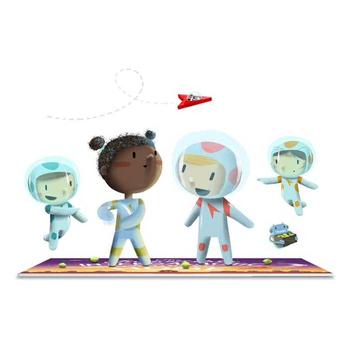 The Journey Home - Product Description of the hero characters standing on the book