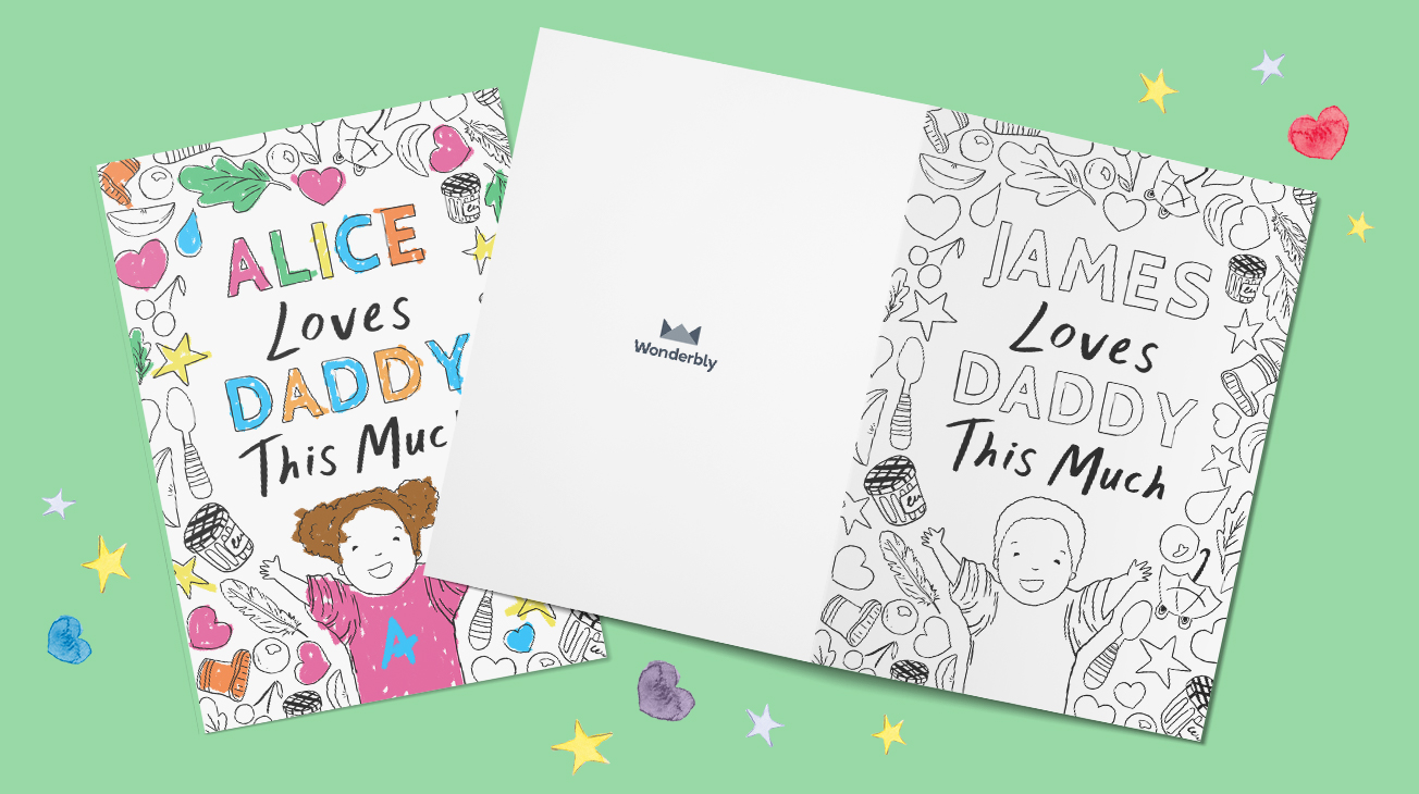 personalized fathers day card