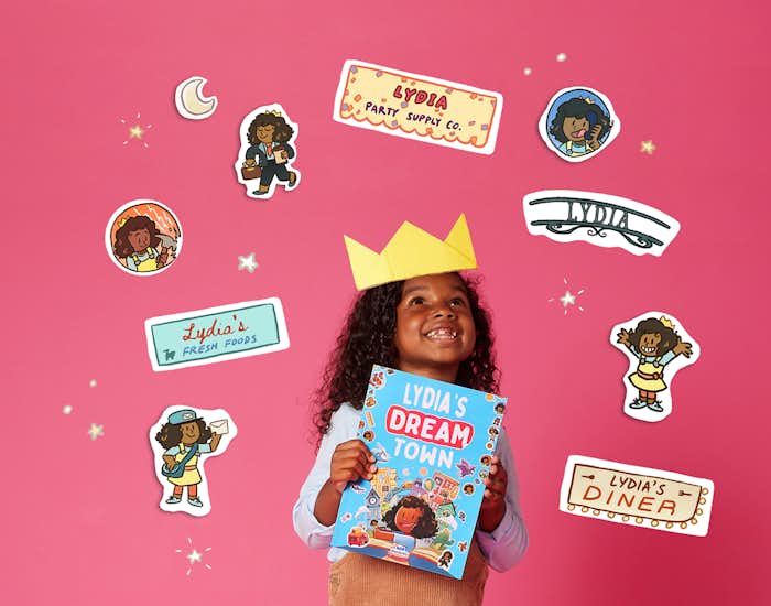 Girl crown and stickers