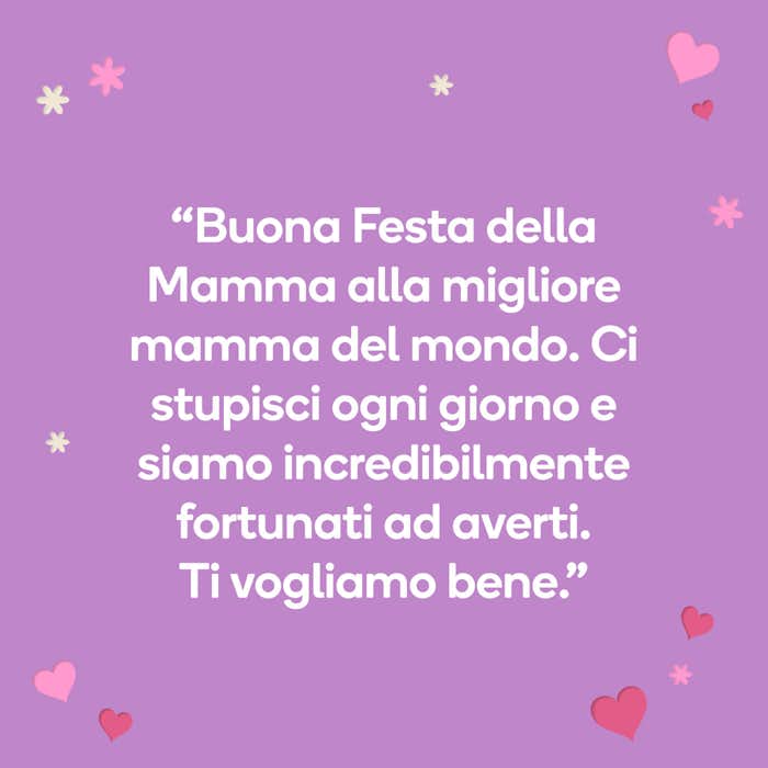 Dediche per la Festa della Mamma