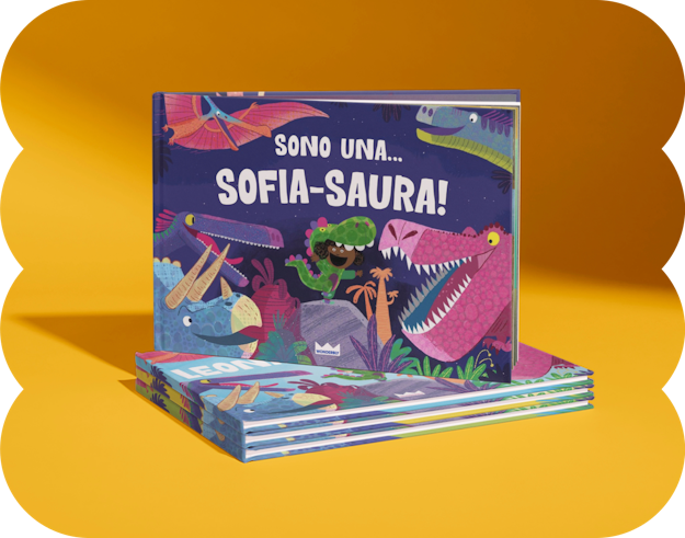 Libro personalizzato sui dinosauri