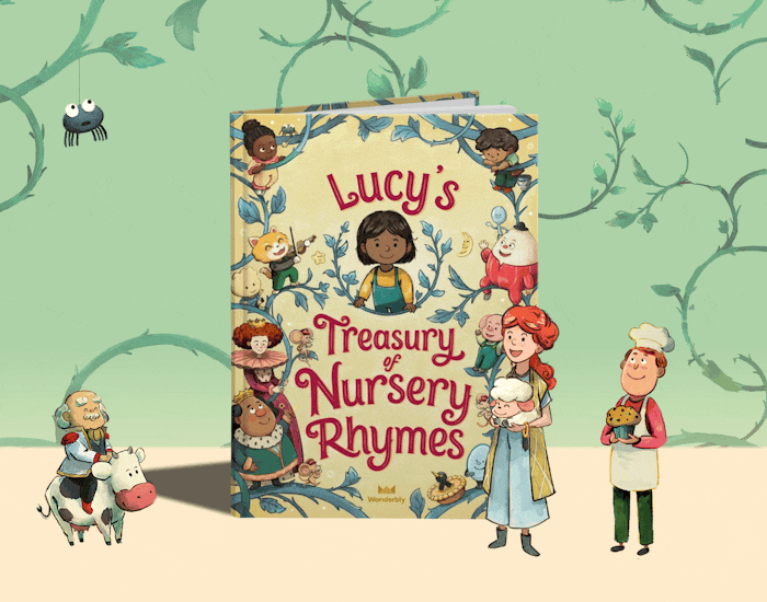 Your Treasury of Nursery Rhymes | Personalized Nursery Rhyme Book |  Wonderbly