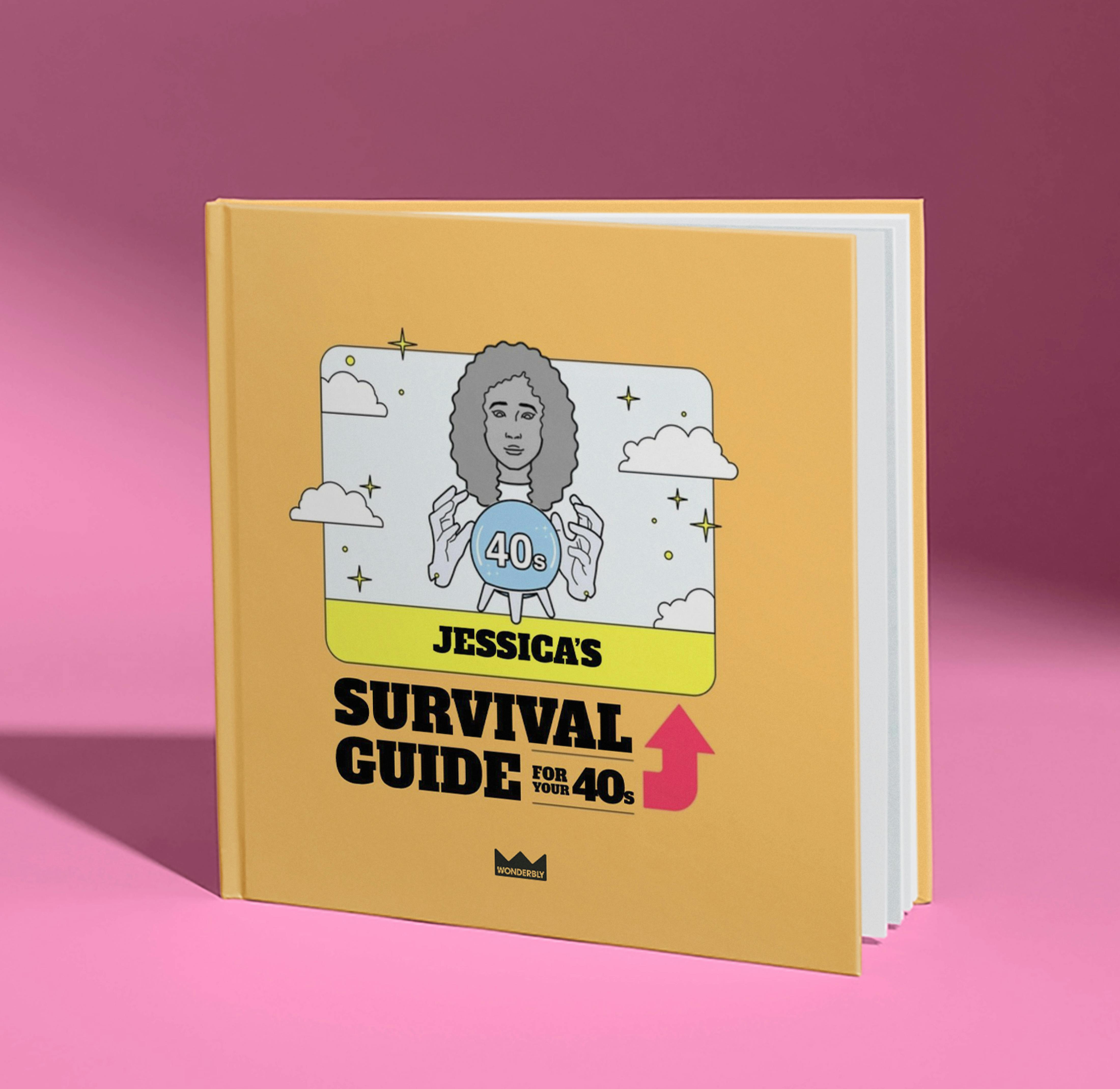 Example of a personalised cover for the Forties survival guide