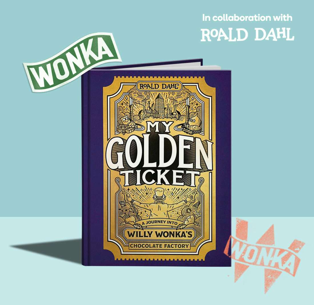My Golden Ticket Book, Personalized Willy Wonka Book