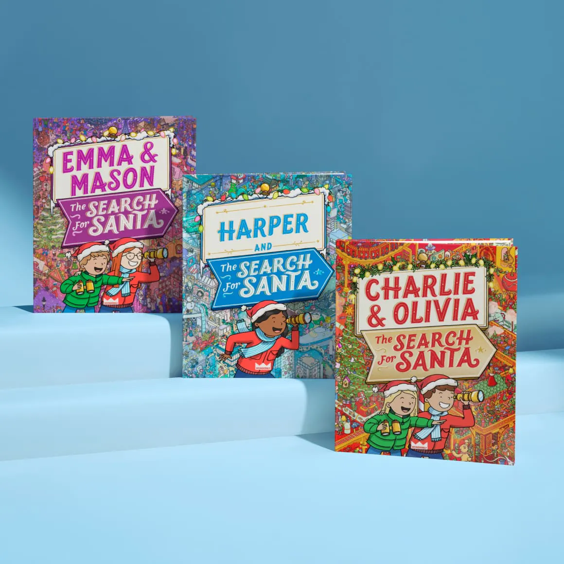three covers of the book