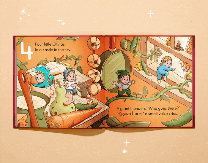 Personalized spread in 10 Little Yous