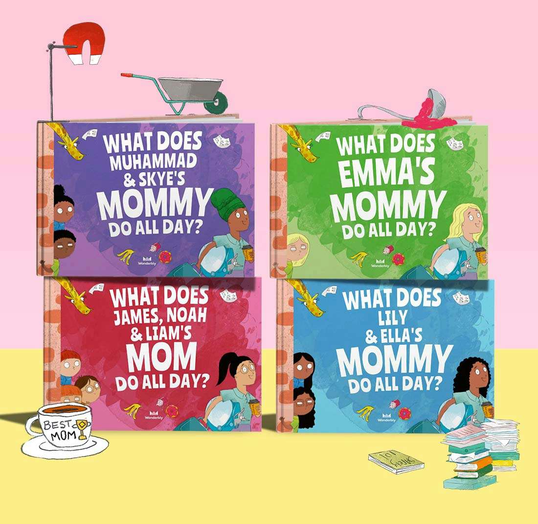 What Does Mommy Do All Day Personalized covers
