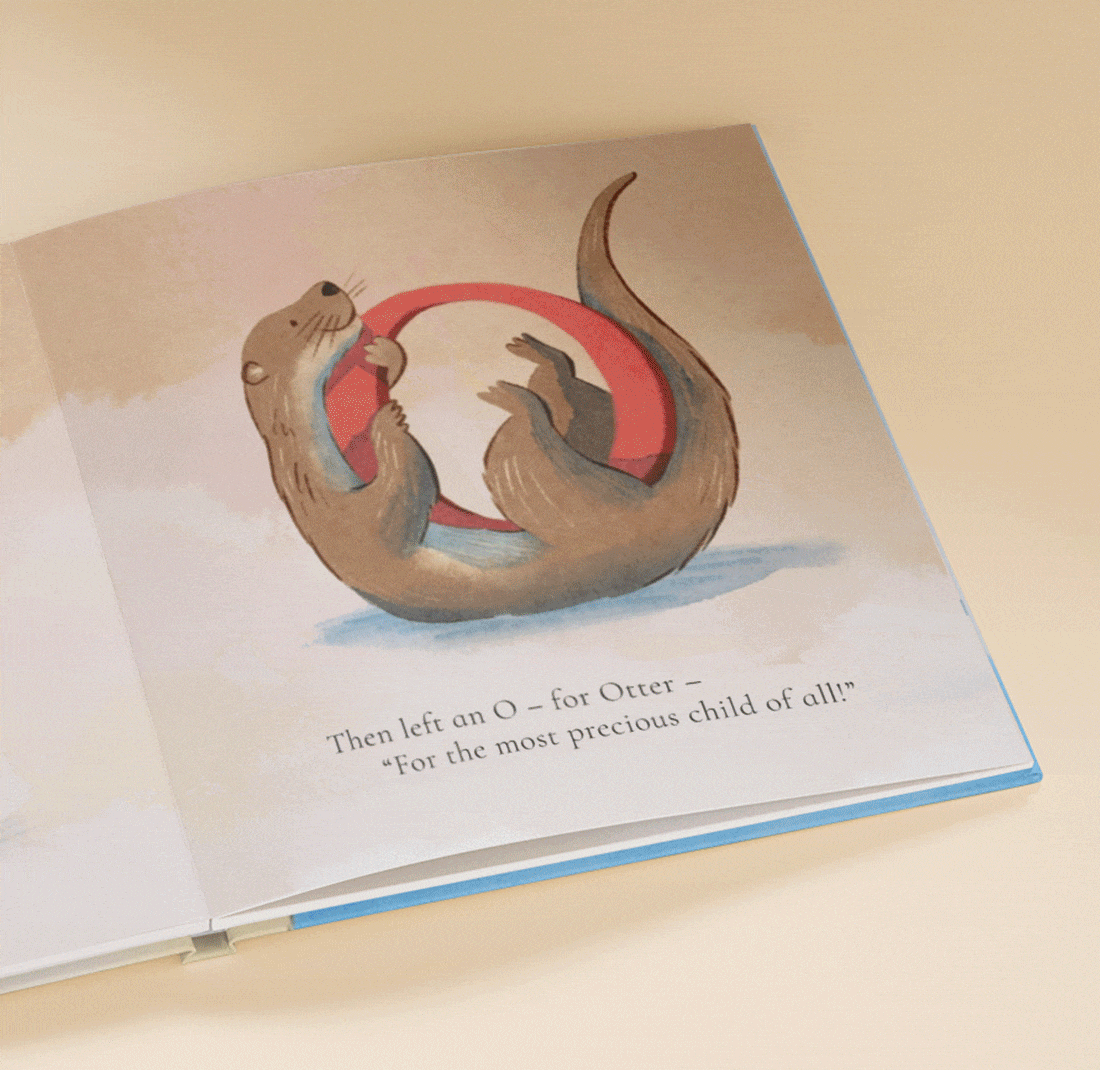 GIF showing the inside of the book