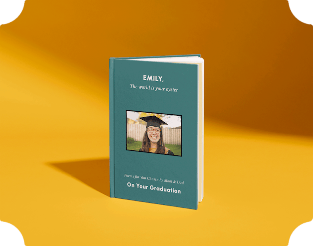 gif of different front covers of graduation poetry book