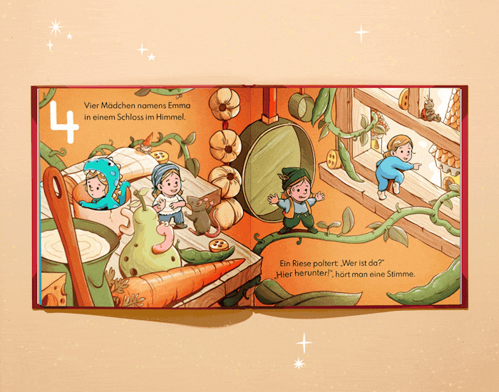 Personalized spread in 10 Little Yous