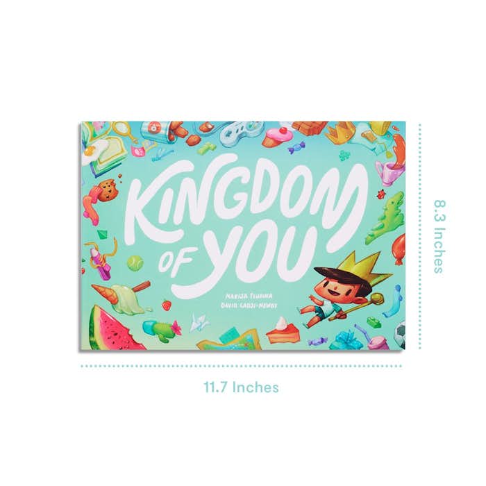Kingdom of You - Product Specification  of the dimensions of the book