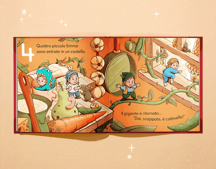 Personalized spread in 10 Little Yous