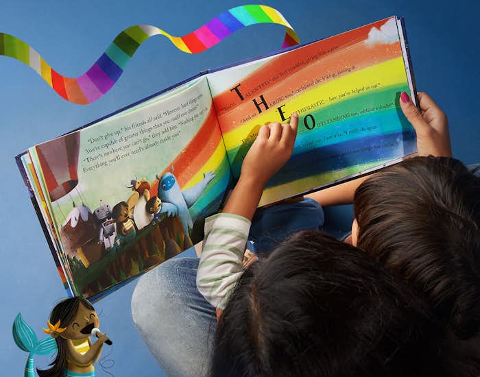 Page of Dared To Dream showing personalisation features