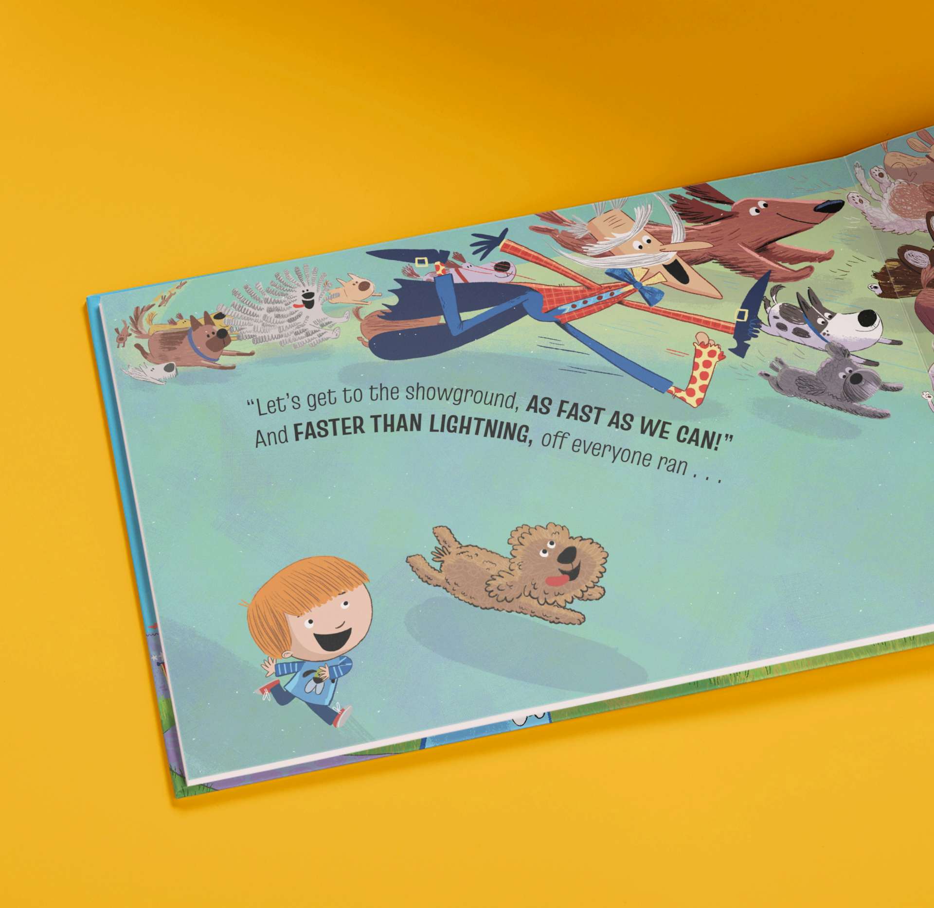 Inside the personalised book