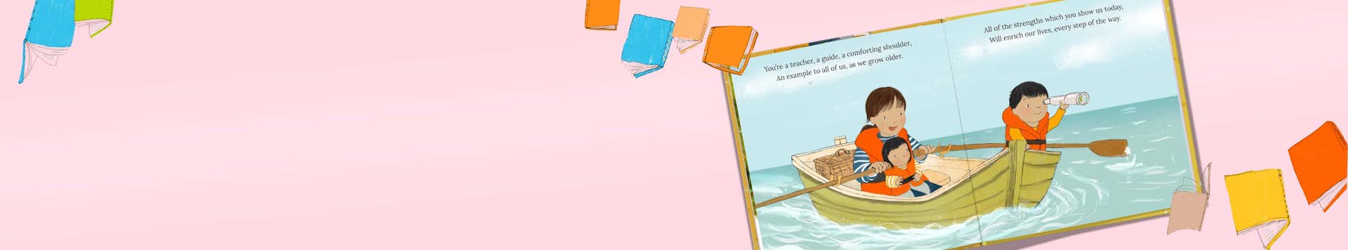 Beautiful illustrations of Mommy and children in Thank You, Mommy