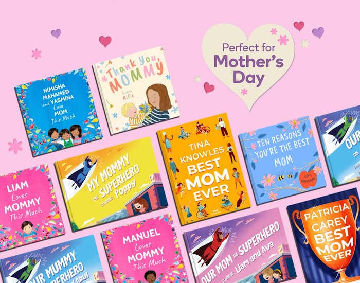 mother's day books with roundel that says perfect for mother's day
