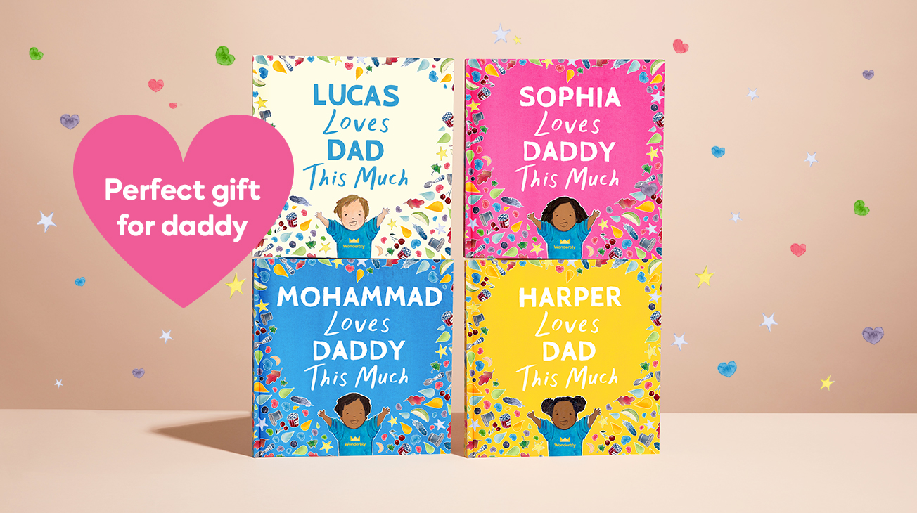 i love you daddy personalised book